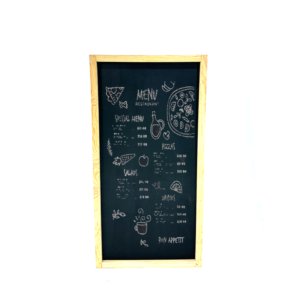 Pizarrón colgante de 120×60 cm