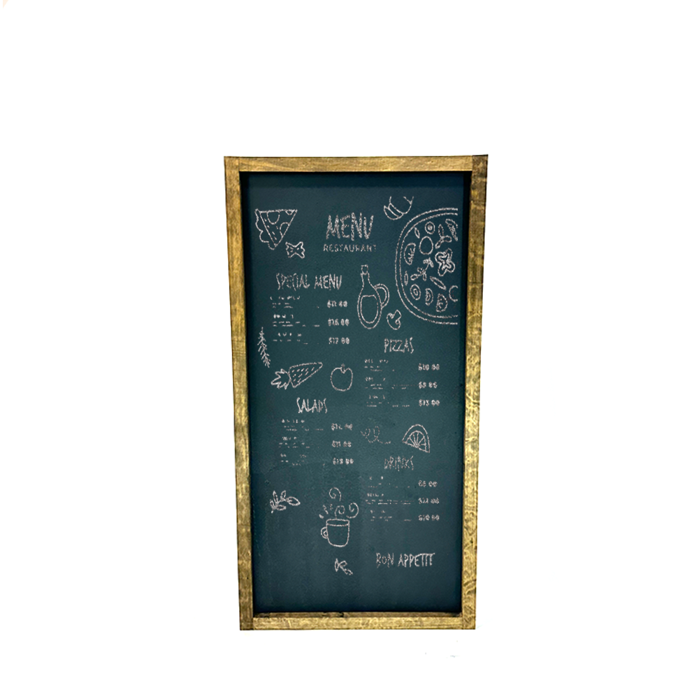 Pizarrón colgante de 100×60 cm