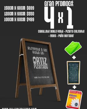 Promoción Especial Pizarrón 4×1